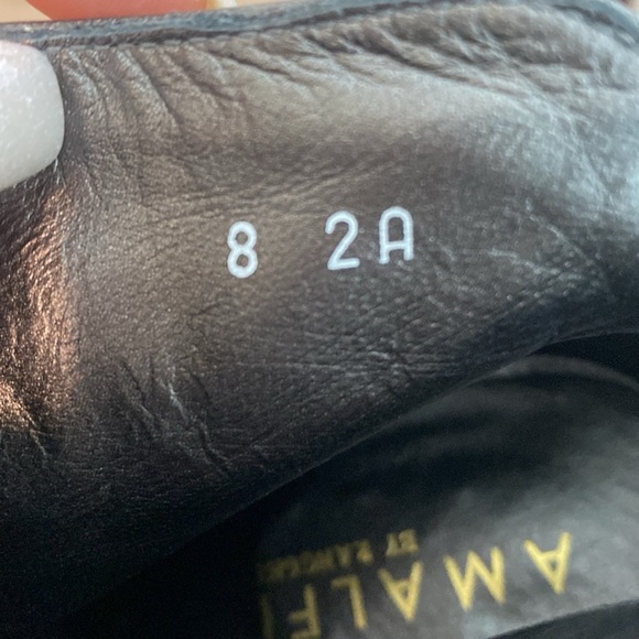 Amalfi by Rangoni | Elegant Dark Pewter Peep-Toe Heels - Zip up - 8 - Italy - Picture 3 of 8